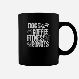 Dogs Coffee Fitness Donuts Gym Foodie Workout Fitness Coffee Mug | Crazezy AU