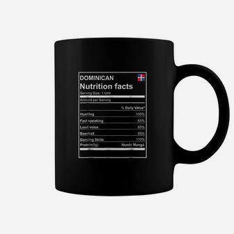 Dominican Nutrition Facts Coffee Mug | Crazezy DE