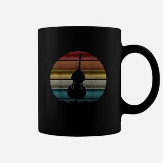 Double Bass Vintage Player Orchestra Music Bassist Gift Coffee Mug | Crazezy AU