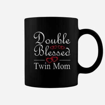 Double Blessed Twins Mom Coffee Mug | Crazezy