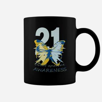 Down Syndrome Butterfly Down Syndrome Awareness Coffee Mug - Thegiftio UK
