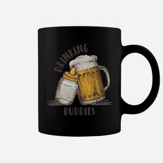 Drinking Buddies Dad And Baby Matching Fist Father Shirt Coffee Mug | Crazezy