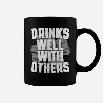 Drinks Well With Others St Patrick Day Gift Shirt Coffee Mug | Crazezy DE