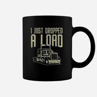 Dropped Load Semi Truck Funny Trucking Trucker Driver Gift Coffee Mug | Crazezy AU