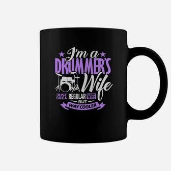 Drum Im A Drummers Wife Gift For Drummers Coffee Mug - Thegiftio UK