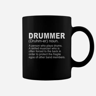 Drummer Funny Gift Drummer A Person Who Plays Drums Coffee Mug | Crazezy UK