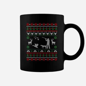 Duck Hunting Ugly Christmas Sweatshirt Hunter Christmas Gift Coffee Mug | Crazezy CA