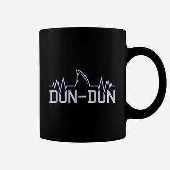 Dun Dun Great White Shark Pun Funny Parody Coffee Mug | Crazezy AU