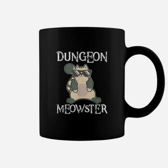 Dungeon Moewster Roleplaying Larp Cats Rpg Dm Funny Cat Gift Coffee Mug | Crazezy