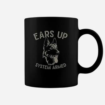 Ears Up System Armed Dog Lover Gift Animal German Shepherd Coffee Mug | Crazezy UK