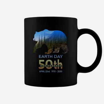 Earth Day 50th Anniversary Brown Bear Silhouette Buy T Shirt Coffee Mug - Thegiftio UK