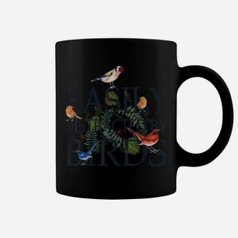 Easily Distracted By Birds | Cute Gift For Birders Men Women Coffee Mug | Crazezy DE