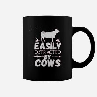 Easily Distracted By Cows Coffee Mug | Crazezy CA