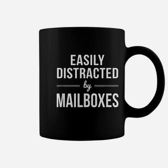 Easily Distracted By Mailboxes Postal Worker Coffee Mug - Thegiftio UK