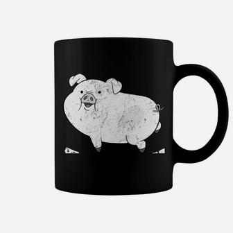 Easily Distracted By Pigs Tee Pig Farm Lover Gift Christmas Coffee Mug | Crazezy DE