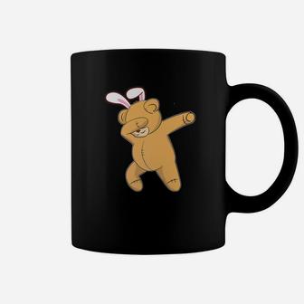 Easter Bunny Dabbing Teddy Bear Rabbit Ears Gift Coffee Mug - Thegiftio