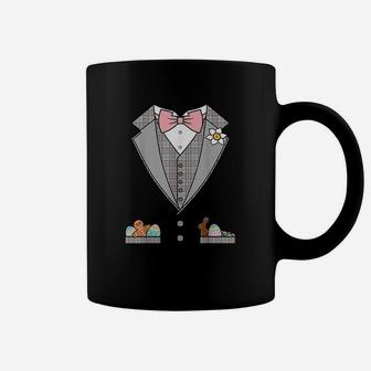 Easter Tuxedo Pink Bow Tie Coffee Mug | Crazezy AU