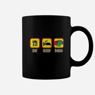 Eat Sleep Build Coffee Mug | Crazezy