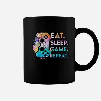 Eat Sleep Game Repeat Coffee Mug | Crazezy DE