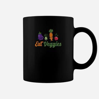 Eat Veggies Vegans Fitness Veganism Foodie Coffee Mug | Crazezy