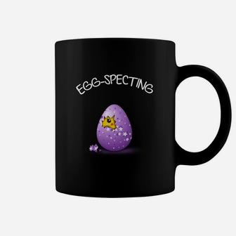 Egg Specting Easter Funny Pregnancy Announcemen Coffee Mug - Thegiftio