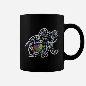 Elephant Bright Intelligent Blessed Coffee Mug - Thegiftio
