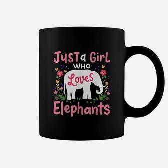 Elephant Just A Girl Who Loves Elephants Coffee Mug - Thegiftio UK