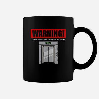 Elevator Buttons Gift Mechanic Technician Coffee Mug | Crazezy CA