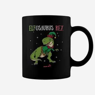 Elfosaurus T-Rex Elf Dinosaur Elves Christmas Dino Gift Sweatshirt Coffee Mug | Crazezy