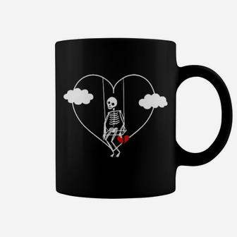 Emo Valentine's Day Goth Horror Psychobilly Sad Boi Heart Classic Coffee Mug - Monsterry UK