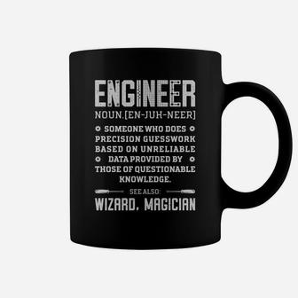 Engineer Definition Funny Noun Engineering Dictionary Term Coffee Mug | Crazezy CA