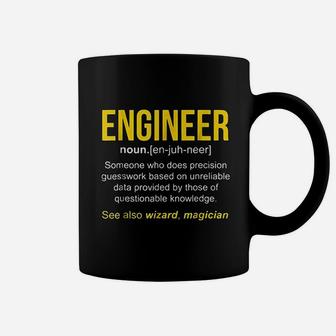Engineer Noun Definition Funny Engineering Coffee Mug | Crazezy