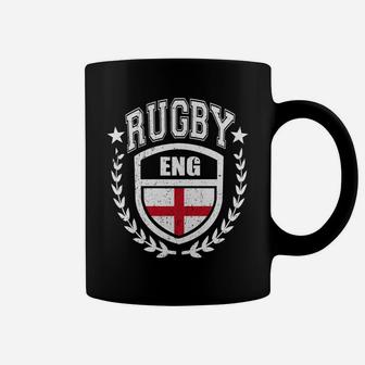 England Rugby Gear English Flag Vintage Sport Coffee Mug | Crazezy UK