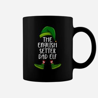 English Setter Dad Dog Elf Funny Christmas Pajama X Mas Men Coffee Mug | Crazezy UK