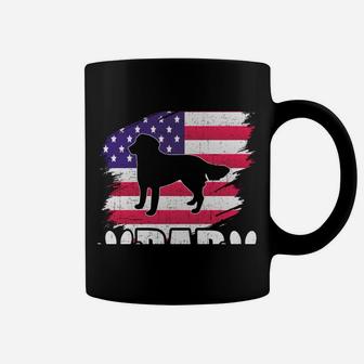 English Shepherd Dad Dog Lover American Us Flag Coffee Mug | Crazezy