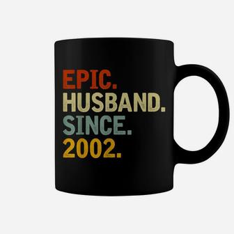 Epic Husband Since 2002 - Funny 20Th Wedding Anniversary Coffee Mug | Crazezy CA