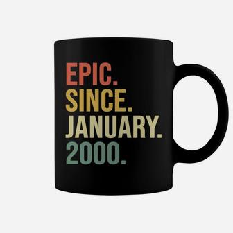 Epic Since January 2000, 20 Years Old, 20Th Birthday Gift Coffee Mug | Crazezy