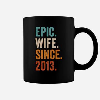 Epic Wife Since 2013 | 8Th Wedding Anniversary 8 Years Sweatshirt Coffee Mug | Crazezy DE