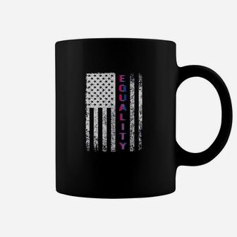 Equality Pride American Flag Coffee Mug | Crazezy
