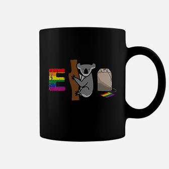 Equality Rainbow Flag Lgbt Gay Pride Gift Koala Coffee Mug | Crazezy