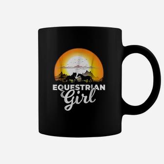 Equestrian Girl A Girl Who Loves Horses Coffee Mug | Crazezy