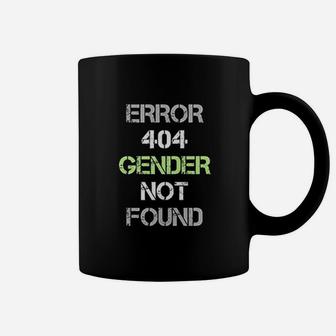 Error 404 Gender Not Found Funny Agender Pride Flag Pullover Coffee Mug | Crazezy UK