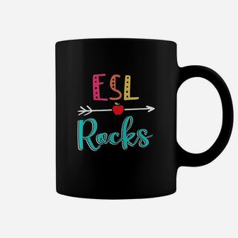 Esl Rocks Teacher Back To School Coffee Mug | Crazezy DE