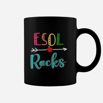 Esol Rocks Teacher Back To School Coffee Mug | Crazezy