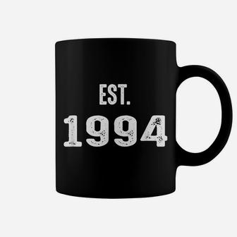 Established Or Est 1994 25Th Birthday Gift Vintage Coffee Mug | Crazezy CA