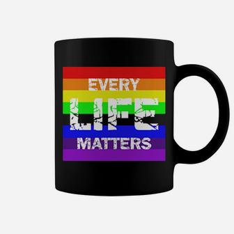 Every Life Matters Lgbt Coffee Mug - Monsterry
