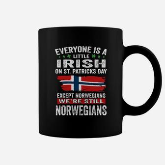 Everyone Is A Little Irish On St Patricks Day Except Norwegians Coffee Mug - Monsterry DE