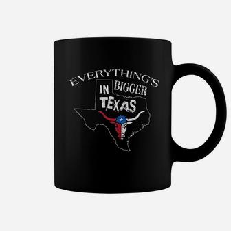 Everything Is Bigger In Texas Bull Coffee Mug - Thegiftio UK