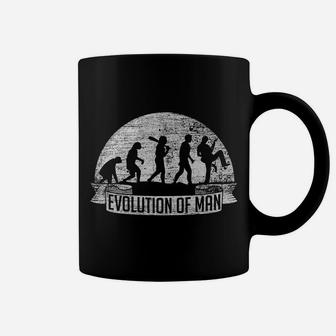 Evolution Men Guitar-Player Guitarist Boys Guitar Coffee Mug | Crazezy DE