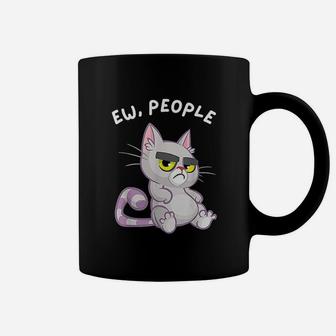 Ew People Cat Owner Kitten Lover Coffee Mug | Crazezy UK